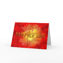 Happy Chinese New Year Dragons Greeting Card