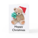 Happy Christmas Bear - card