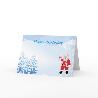 christmas birthday cards printable