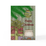 Happy Christmas Blank Greeting Card