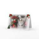 Happy Christmas - Cat greeting card