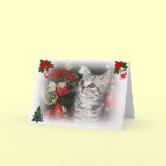 Happy Christmas - Cat greeting card