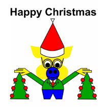 Happy Christmas - Christmas Pig t-shirts
