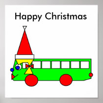 Happy Christmas - from Belinda the Bus Poster