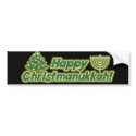 Happy Christmas hanukkah Kwanzaa bumper stickers