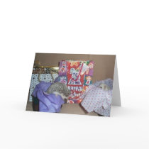 Happy Christmas Hedgehogs cards