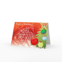 Happy Christmas Holidays Card by webgrrl Happy Christmas Holidays Card