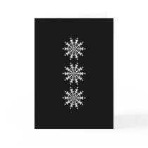 Happy Christmas - Ice Crystal - Snow Flake cards