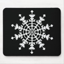 Happy Christmas - Ice Crystal - Snow Flake mousepads by lonvig Happy Christmas - Ice Crystal - Snow Flake mousepads