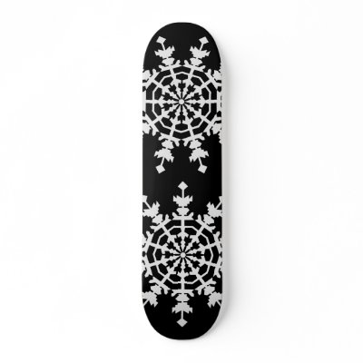 Happy Christmas - Ice Crystal - Snow Flake skateboards