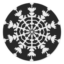 Happy Christmas - Ice Crystal - Snow Flake stickers by lonvig Happy Christmas - Ice Crystal - Snow Flake stickers