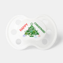 HAPPY CHRISTMAS PACIFIERS