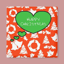 Happy Christmas magnets