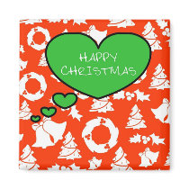 Happy Christmas Refrigerator Magnet