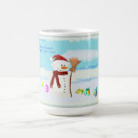 Happy Christmas Snowman Mug mugs