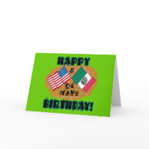 Happy Cinco de Mayo Birthday Greeting Cards