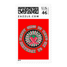 Happy Cinco de Mayo Birthday! Stamp