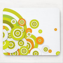 Happy circles mousemat mousepads by imagineallart Happy circles mousemat mousepads