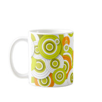Happy circles coffee mug