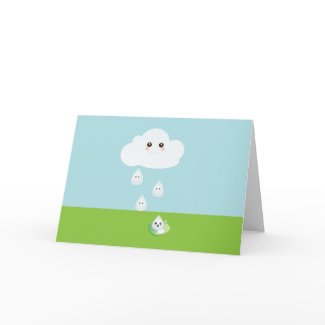 Happy Cloud Greeting Card card