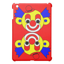 Happy Clown and Sad Clown ipad mini cases