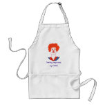 Happy Clown Face, Smiling improves my mood Aprons