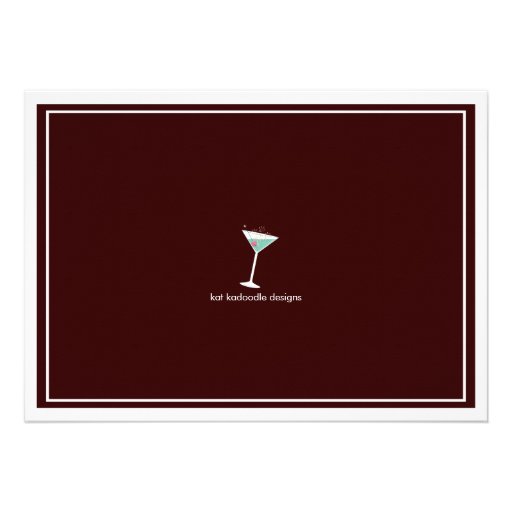Happy Cocktails Bachelorette Party Invitation
