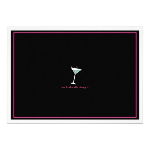 Happy Cocktails New Years Eve Party Invitation