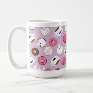 happy coffee & donuts mug