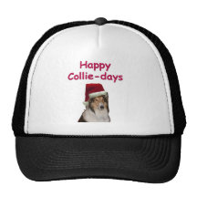Happy Collie-days Mesh Hats