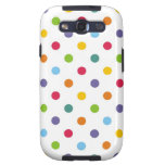 Happy colorful polka dots galaxy s3 covers
