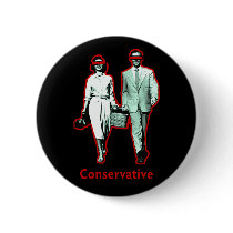 Happy Conservative Couple buttons