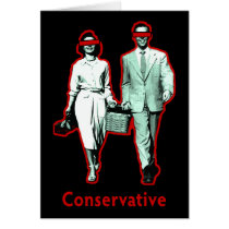 Happy Conservative Couple cards