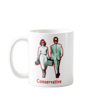 Happy Conservative Couple mugs