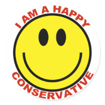 Happy Conservative stickers by jjackson72 Happy Conservative stickers