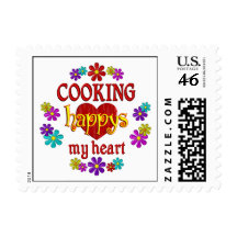 Happy Cooking Postage Stamps