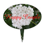 Happy Couple Beautiful Mountain Laurel Flower Cake Pick