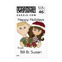 Happy Couple postage
