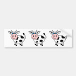 Happy Cow - Customizable! Bumper Stickers