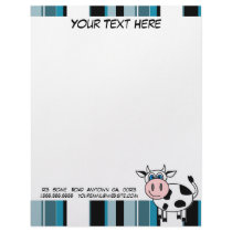 Happy Cow Customizable Letterhead