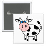 Happy Cow - Customizable! Pin
