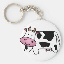 Happy Cow Keychain