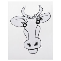 happy cow personalized letterhead