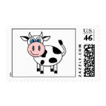 Happy Cow Postage Stamp