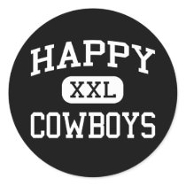 Happy - Cowboys - Happy High School - Happy Texas stickers