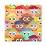 Happy Crowd Refrigerator Magnets