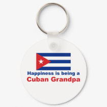 Happy Cuban Grandpa keychains by worldshop Happy Cuban Grandpa keychains