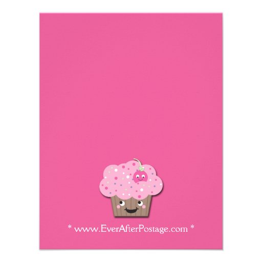 Happy Cupcake Birthday Party Invitation