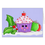 Happy Cupcake Christmas Card