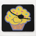 happy cupcake pirate mousepads